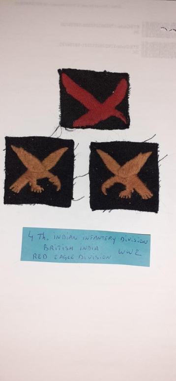 Britse RED EAGLE DIVISION  WW2 beschikbaar voor biedingen
