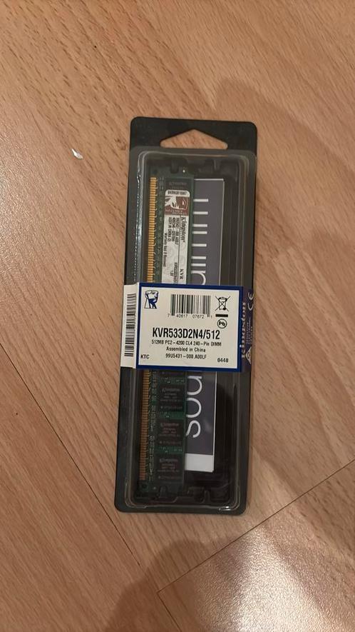 Kingston Technology ValueRAM, Informatique & Logiciels, Mémoire RAM, Comme neuf, DDR2, Enlèvement ou Envoi