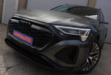 Audi Q8 e-Tron 55 S-line - Pano/BlindSpot/Keyless/HUD/360Cam beschikbaar voor biedingen