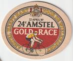 BIERKAART   AMSTEL 24è  AMSTEL GOLD  RACE '89   achterkant, Collections, Marques de bière, Sous-bock, Amstel, Envoi, Neuf