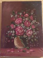 Tableau roses avec pétales, Ophalen
