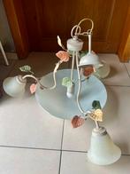 Plafondlamp met drie takken. Bloemrijke stijl., Ophalen, Zo goed als nieuw