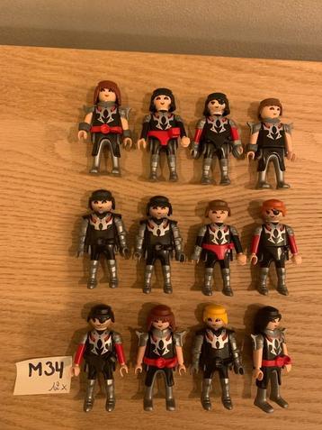 PLAYMOBIL M34: LOT 12 RIDDERS beschikbaar voor biedingen