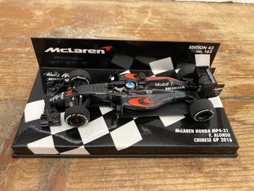  Fernando Alonso 1:43 Chinese GP 2016 Mclaren Honda MP4-31 beschikbaar voor biedingen