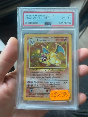 Psa 4 charizard base set vintage pokemon kaart beschikbaar voor biedingen