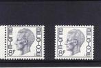 postzegels belgie nr 1647 pol. paars en grijs xx, Verzenden, Orginele gom, Zonder stempel, Postfris