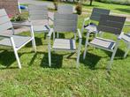 tuinstoelen, Jardin & Terrasse, Chaises de jardin, Comme neuf, Empilable, Enlèvement, Aluminium