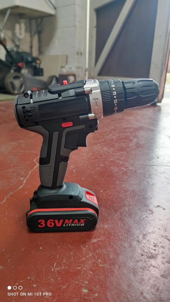 Accu schroevendraaier, Doe-het-zelf en Bouw, Gereedschap | Boormachines, Nieuw, Ophalen