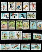 ASIE KAMPUCHEA (CAMBODGE) JEUX OLYMPIQUES 24 TIMBRES OBLITER, Affranchi, Envoi