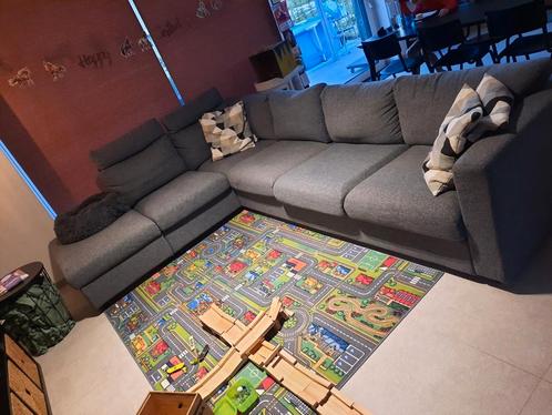 Zetel + poef, VIMLE, Huis en Inrichting, Zetels | Complete zithoeken, Gebruikt, Ophalen