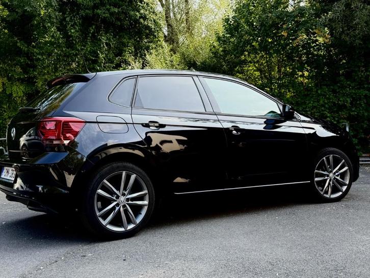 Volkswagen Polo Black Highline Beats Audio 1.0TSI 2019-95PK, Auto's, Volkswagen, Particulier, Polo, Adaptieve lichten, Airbags