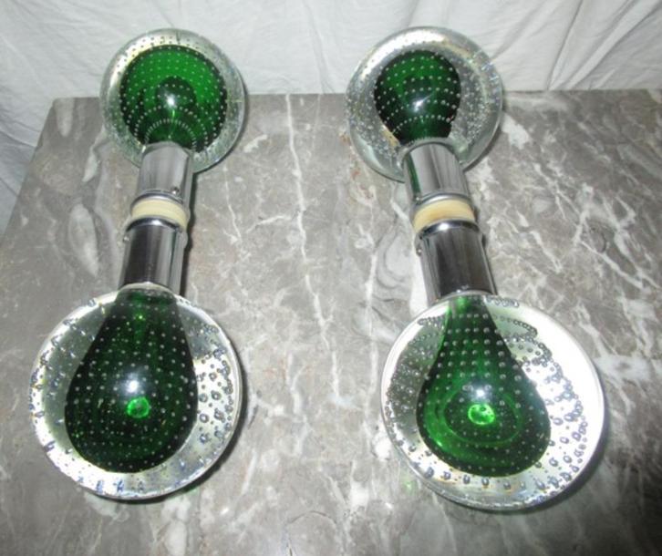 vintage deurknoppen in glaswerk 'eyecatcher!', Antiek en Kunst, Antiek | Gereedschap en Instrumenten, Ophalen