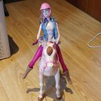 Barbie met wandelend paard, Enfants & Bébés, Comme neuf, Enlèvement, Barbie