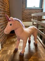 Zitpaard eenhoorn, Kinderen en Baby's, Speelgoed | Knuffels en Pluche, Ophalen, Zo goed als nieuw, Paard