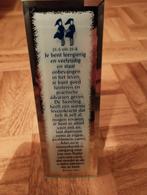 Een kadertje met spreuk van horoscoop van tweeling kleur ver, Ophalen, Zo goed als nieuw