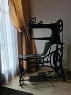 Antieke voor leder naaimachine Durkopp, Ophalen