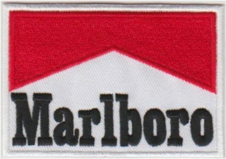 Marlboro stoffen opstrijk patch embleem #1, Motoren, Accessoires | Overige, Nieuw, Verzenden