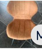 Eetkamer stoelen cognac kleur, Ophalen, Bruin, Zo goed als nieuw, Stof