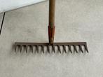 Tuin Hark in Metaal met Houten Steel, Enlèvement, Comme neuf, Râteau