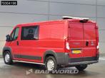 Fiat Ducato 130pk Dubbel Cabine L2H1 Trekhaak Airco Camera W, Auto's, Stof, Gebruikt, Euro 6, 3000 kg