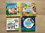 4 boeken thema dieren - boerderij - rupsje nooitgenoeg, Ophalen of Verzenden, Zo goed als nieuw