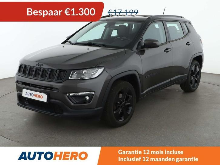 Jeep Compass 1.6 M-Jet Night Eagle 4x2 (bj 2020), Auto's, Jeep, Te koop, Compass, ABS, Achteruitrijcamera, Airbags, Airconditioning