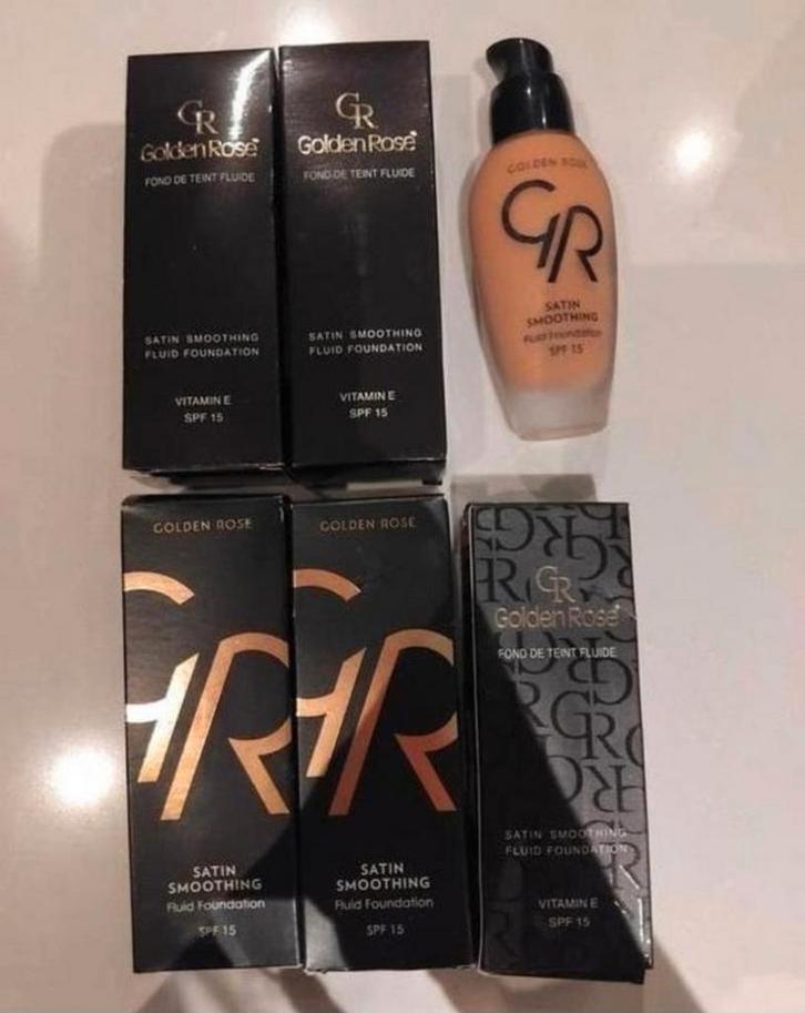 Golden Rose fond de teint fluide

(6stuks), Bijoux, Sacs & Beauté, Beauté | Cosmétiques & Maquillage, Yeux, Enlèvement ou Envoi