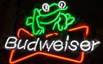 Budweiser frog neon en veel andere USA bar decoratie neons, Verzamelen, Ophalen of Verzenden, Nieuw, Lichtbak of (neon) lamp