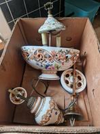 Italiaanse keramische luchter Capodimonte stijl, Antiek en Kunst, Ophalen