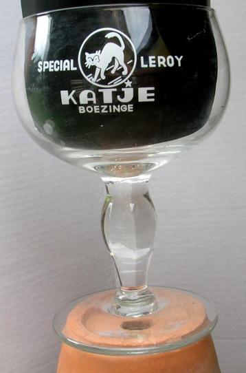6 LEROY (Boezinge) „Katje” glazen, Ophalen of Verzenden, Zo goed als nieuw, Glas of Glazen