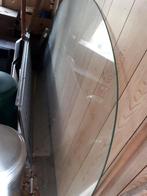 Glas op maat voot tafel, Ophalen, Ovaal, Glas