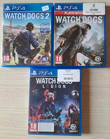 Watch Dogs jeux ps4.  beschikbaar voor biedingen
