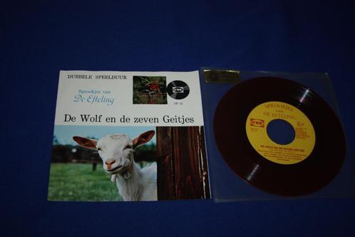Single "Sprookjes van de Efteling ( gekleurd vinyl ), Collections, Efteling, Comme neuf, Autres types, Enlèvement ou Envoi
