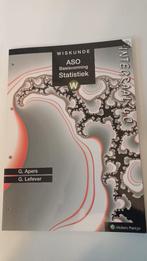Wiskunde - ASO - Statistiek, Boeken, Ophalen, Nieuw, ASO, Wiskunde A