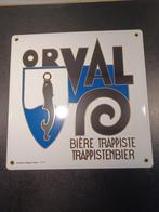 Sous bock emaille ORVAL, Verzamelen, Ophalen, Nieuw, Reclamebord, Plaat of Schild