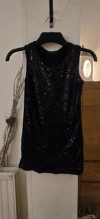 zwarte jurk met lovertjes, Kinderen en Baby's, Kinderkleding | Maat 158, Ophalen of Verzenden, Nieuw, Meisje, Jurk of Rok