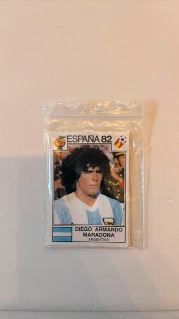 Maradona sticker panini espana 82 rookie beschikbaar voor biedingen