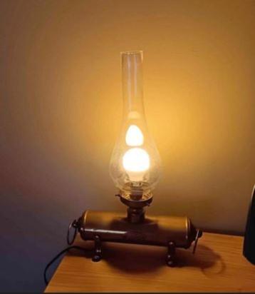 Antieke lamp - origineel - 1889 - werkt perfect beschikbaar voor biedingen