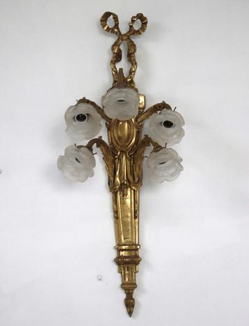 2-stuks Antieke Wandverlichting Louis XVI beschikbaar voor biedingen