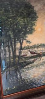 Idserda/landschapsaquarel, Antiek en Kunst, Ophalen
