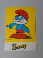 Autocollant Grand Schtroumpf Suzy, Verzamelen, Smurfen, Verzenden, Zo goed als nieuw, Grote Smurf, Overige typen