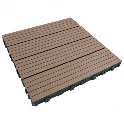 13,5 m2 terrastegels hout composiet 30x30, Tuin en Terras, Tegels en Klinkers, Nieuw, Terrastegels, Composiet, 10 m² of meer, Ophalen