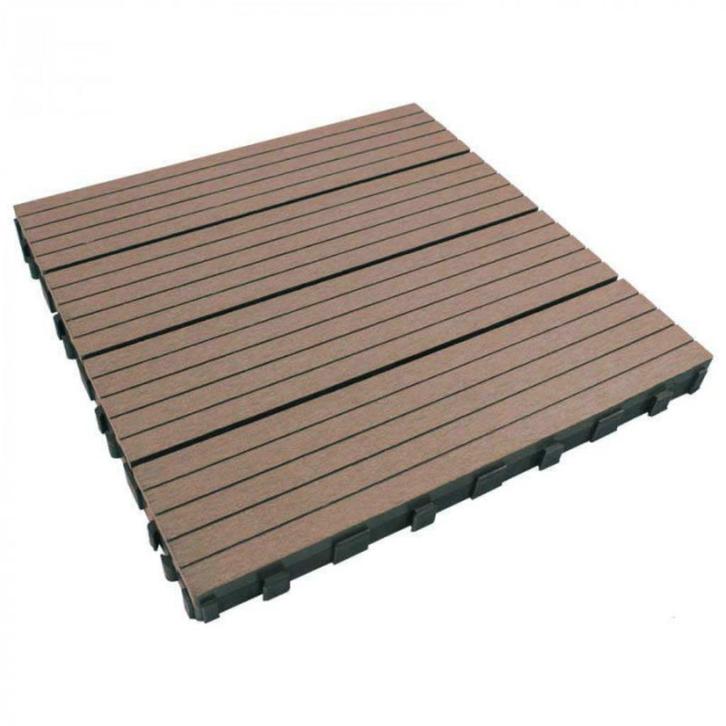 13,5 m2 terrastegels hout composiet 30x30, Tuin en Terras, Tegels en Klinkers, Nieuw, Terrastegels, Composiet, 10 m² of meer, Ophalen