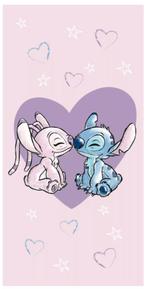 Stitch en Angel Badlaken - Disney Love, Enfants & Bébés, Maillots de bain pour enfants, Enlèvement ou Envoi, Accessoire de natation