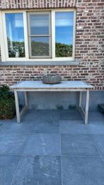 Mooie teak tafel van 1m49 op 79cm, Ophalen, Gebruikt