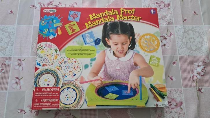 Play Mandala Prof, Kinderen en Baby's, Speelgoed | Educatief en Creatief, Gebruikt, Knutselen, Ophalen of Verzenden