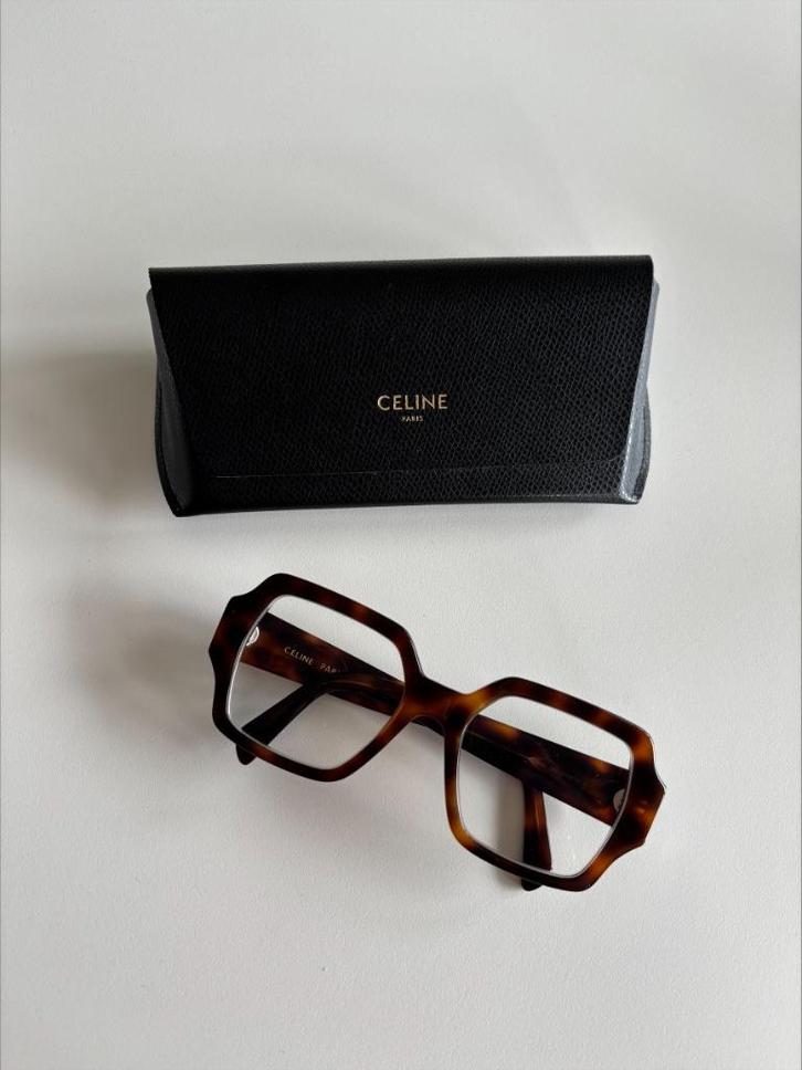 Bril Celine Triomphe, Handtassen en Accessoires, Zonnebrillen en Brillen | Dames, Zo goed als nieuw, Bril, Overige merken, Bruin