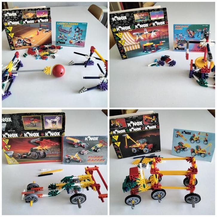 4 K'NEX bouwspelboxset/kinderen van 6 jaar en ouder, Kinderen en Baby's, Speelgoed | Educatief en Creatief, Zo goed als nieuw