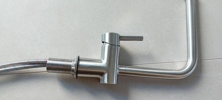Keukenkraan Franke Atlas Neo RVS, Doe-het-zelf en Bouw, Sanitair, Nieuw, Kraan, Inox, Ophalen