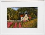 Peinture « Cottage dans les bois », Antiquités & Art, Art | Peinture | Moderne, Envoi